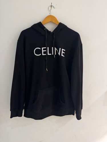 Celine Felpa con Cappuccio Nera L