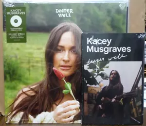 Kacey Musgraves DEEPER WELL LP Cream Colored Vinyl + Press Booklet NEW & SEALED - Picture 1 of 2