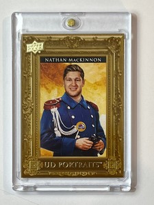 2023-24 Upper Deck Series 1 UD Portraits P-7 Nathan MacKinnon - Avalanche