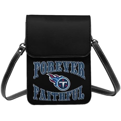 Forever Faithful Tennessee Titans Small Cell Phone Purse Single Shoulder Bag Cover