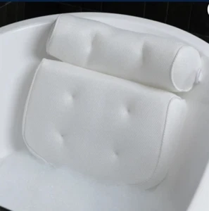 Hi Peach Layne Comfort Cloud Bath Pillow, White NEW!! - Picture 1 of 8