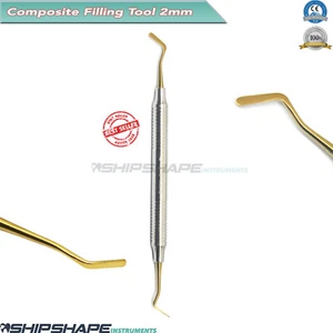 Dental Filling Instrument 2mm Non Stick Composite Restorative Plastic Spatula CE - Imagen 1 de 2