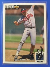 1994 Upper Deck Collector's Choice Greg Maddux Card #183 Atlanta Braves HOF MLB
