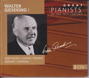 Great Pianists Of The 20th Century Vol. 32 - Walter Gieseking I (2 CDs) - Bild 1 von 4