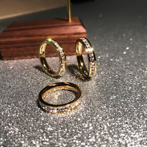 Women Gorgeous 925 Silver Rings Cubic Zirconia Wedding Engagement Jewelry Sz6-10