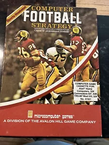 Computer Football Strategy Commodore 64 - Picture 1 of 5
