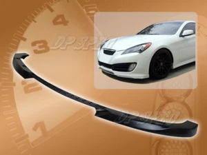 FOR 10-12 HYUNDAI GENESIS COUPE TYPE-C PU FRONT BUMPER LIP BODY KIT SPOILER - Picture 1 of 1