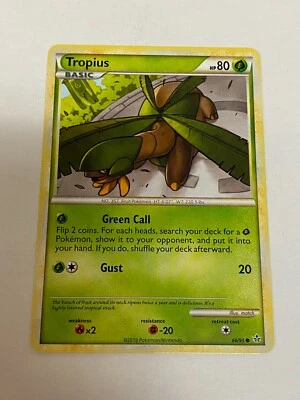 Tropius 66/95 Pokemon HG & SS Unleashed Common Non Holo NM/MINT 2010 box-S2 - Image 1 of 2