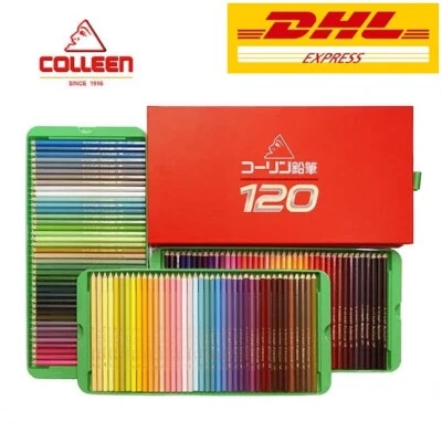 120 Colored Colleen Pencil Japan Premium Gift Kids Children Art Painting Drawing - Image 1 of 4