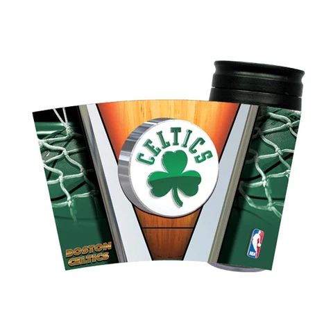 Boston Celtics NBA 16oz Insulated Travel Tumbler Coffee Mug Cover