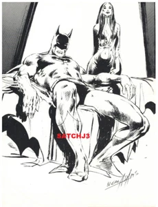 NEAL ADAMS ART 1970's BATMAN ORIGINAL VINTAGE PRINT RARE DC COMICS DARK KNIGHT - Picture 1 of 2
