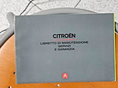 Libretto CITROEN garanzia  anno 2002 - Immagine 1 di 4