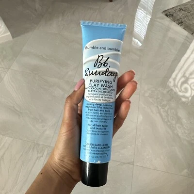 Lavado de arcilla purificante Bumble & Bumble Sunday 5 fl oz **NUEVO Y AUTÉNTICO** Foto 1 de 2