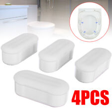 4pcs Universal Adhesive Strip Pad Replaces for Toilet Seat Bumpers Bathroom Us