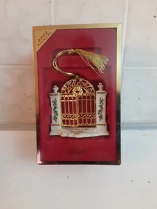 Lenox Ornament 2002 New Home Christmas Welcome Gate BOX First year in new home - Picture 1 of 1