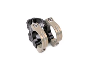 Renthal Apex 35mm Stem Clamp: 35mm +/-6 Deg 1 1/8" Length: 50mm Black/Gold - Picture 1 of 3