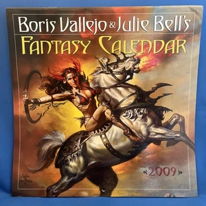 Boris Vallejo & Julie Bell's Fantasy Calendar - 2009 VG+ - WORKS for 2026! - Picture 1 of 5