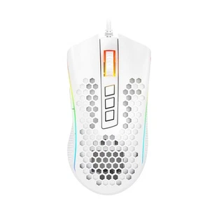 Redragon M988Storm Elite White RGB Mouse Gamer Ultralight 85g, Honey Comb Design - Picture 1 of 5