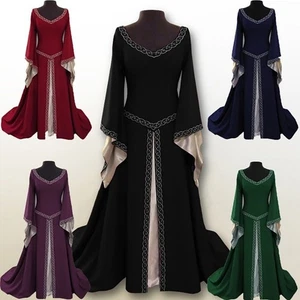 Gorgeous Gothic Vintage Women's Maxi Dress Ideal for Special Occasions - Picture 1 of 20