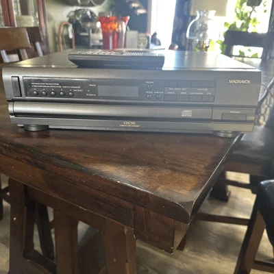 Magnavox CDC552 5 Disc CD Changer Player with Remote Tested Works READ - Image 1 of 4