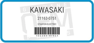 KAWASAKI OEM ELECTRIC STARTER 21163-0751 - Bild 1 von 1