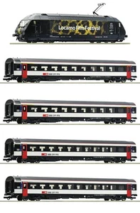 ROCO H0 Zugset SBB 7510020 BR 460 Sound 2 Leiter und 74474/75/76/77 DC UVP 707,5 - Bild 1 von 1