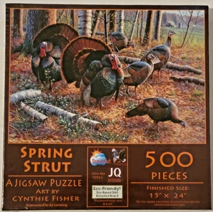 Rompecabezas SunsOut "Spring Strut" 500 piezas de Cynthie Fisher nuevo/sellado - Imagen 1 de 2