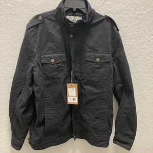 WenVen Men's Winter Warm Jacket Casual Outdoor Windproof Coat Size L Black - Picture 1 of 10