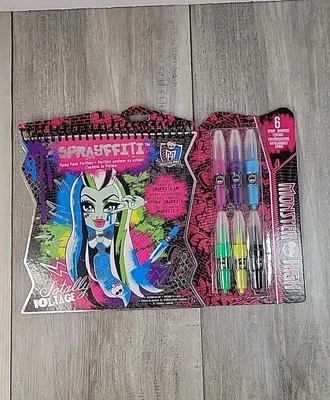 Brand New Old Stock Monster High RARE Sprayffiti Set - Monster High Art Set - Image 1 of 4