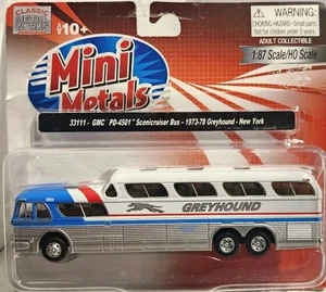 Classic Metal Works Maßstab 1:87 GMC PD-4501 Scenicruiser Bus 1973-78 Greyhound NY - Bild 1 von 4