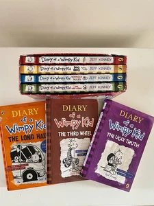 Diary of a Wimpy Kid x 7 book bundle by Jeff Kinney - Picture 1 of 6