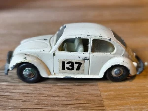 VOLKSWAGEN 1500 BERLINA VW ESCARABAJO BLANCO MATCHBOX SERIES Nº15 INGLATERRA DE 1968 - Imagen 1 de 6