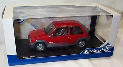 Renault Super 5 GT Turbo Mk1 Red 1985 Solido 1-18 scale Diecast model - Image 1 of 2