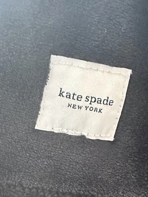 Kate Spade Decorative Throw Plush Blanket Jet Black Luxury 52”x74” Twin SOFT - Image 1 of 4