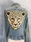 Sequins Patch Leopard Head Diy Clothes Patches For Clothing sew-on Embroidered