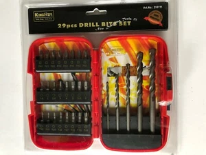 29 PIECE DRILL BIT SET, KING ROY, - Bild 1 von 6