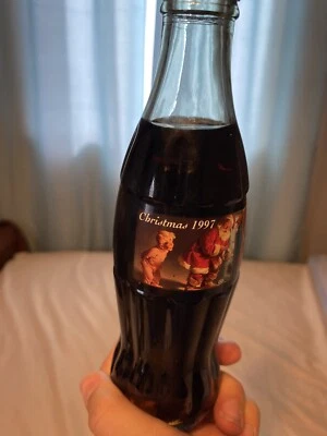 BOTELLA CONMEMORATIVA COCA COLA 8 OZ - NAVIDAD 1997 EXCELENTE Foto 1 de 4