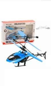Flying Helicopter Toy Mini Drone Hand Induction Aircraft For Kids Rechargeable - Picture 1 of 2