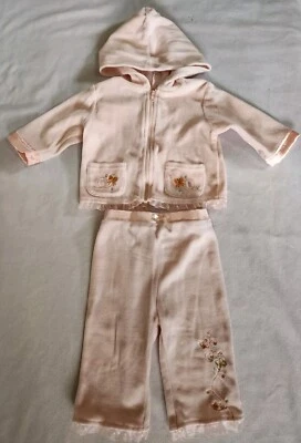 Bebé Niña Fisher Price 2 Piezas Rosa Pantalones Conjunto Talla 6-9 Meses  Foto 1 de 4