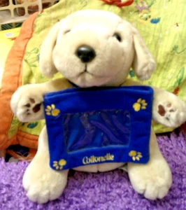 PROMO COTTONELLE PUPPY DOG PLUSH PICTURE FRAME ADORABLE GOLDEN RETRIEVER - Picture 1 of 1