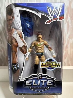 Sudadera con Capucha WWE Mattel Elite Collection CM PUNK Series #29 Nueva en Caja Foto 1 de 4