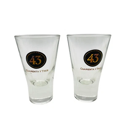 LICOR 43 H 11 cm Likörgläser 2er Set Glas Gläser transparent Cuarenta y tres - Bild 1 von 4