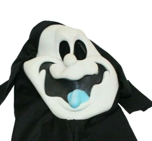 Fun World Ostern unbegrenzt freundliche Geistermaske mit blauer Zunge Geist Gesicht Schrei - Bild 1 von 5