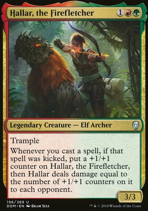 Magic the Gathering MTG Hallar, the Firefletcher (196) Dominaria   LP - Image 1 of 1