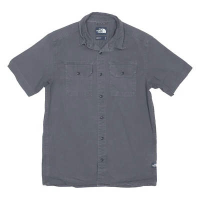 THE NORTH FACE Mens Plain Shirt Grey Short Sleeve S - Image 1 of 4