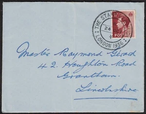 GREAT BRITAIN, KEVIII, COVER, 'THE STAMP EXHIBITION, LONDON 1936" POSTMARK, FINE - Picture 1 of 1