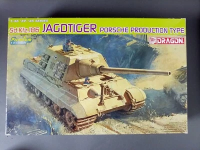 1/35 JAGDTIGER PORSCHE PRODUCTION DRAGON TAMIYA ITALERI TAKOM - Immagine 1 di 2