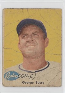 1955 Rodeo Meats Kansas City Athletics George Susce Rookie RC