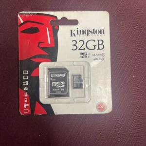 Kingston  32GB Micro SD SDHC SDXC Memory Card - Picture 1 of 2