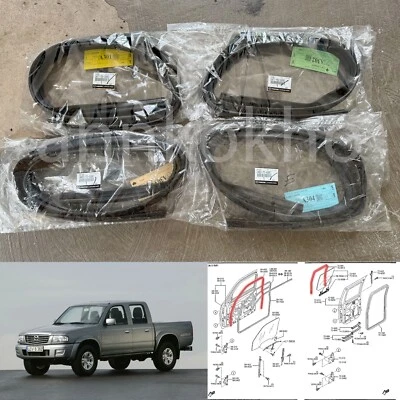 98-06 Mazda B2500 Ford Courier Ranger Door Glass run channel rubber seal Genuine - Image 1 of 4